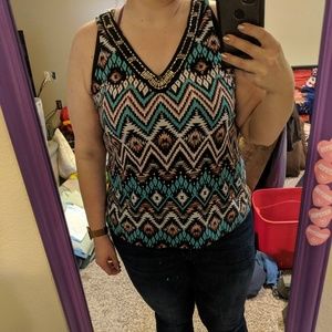 Multi-colored tank top